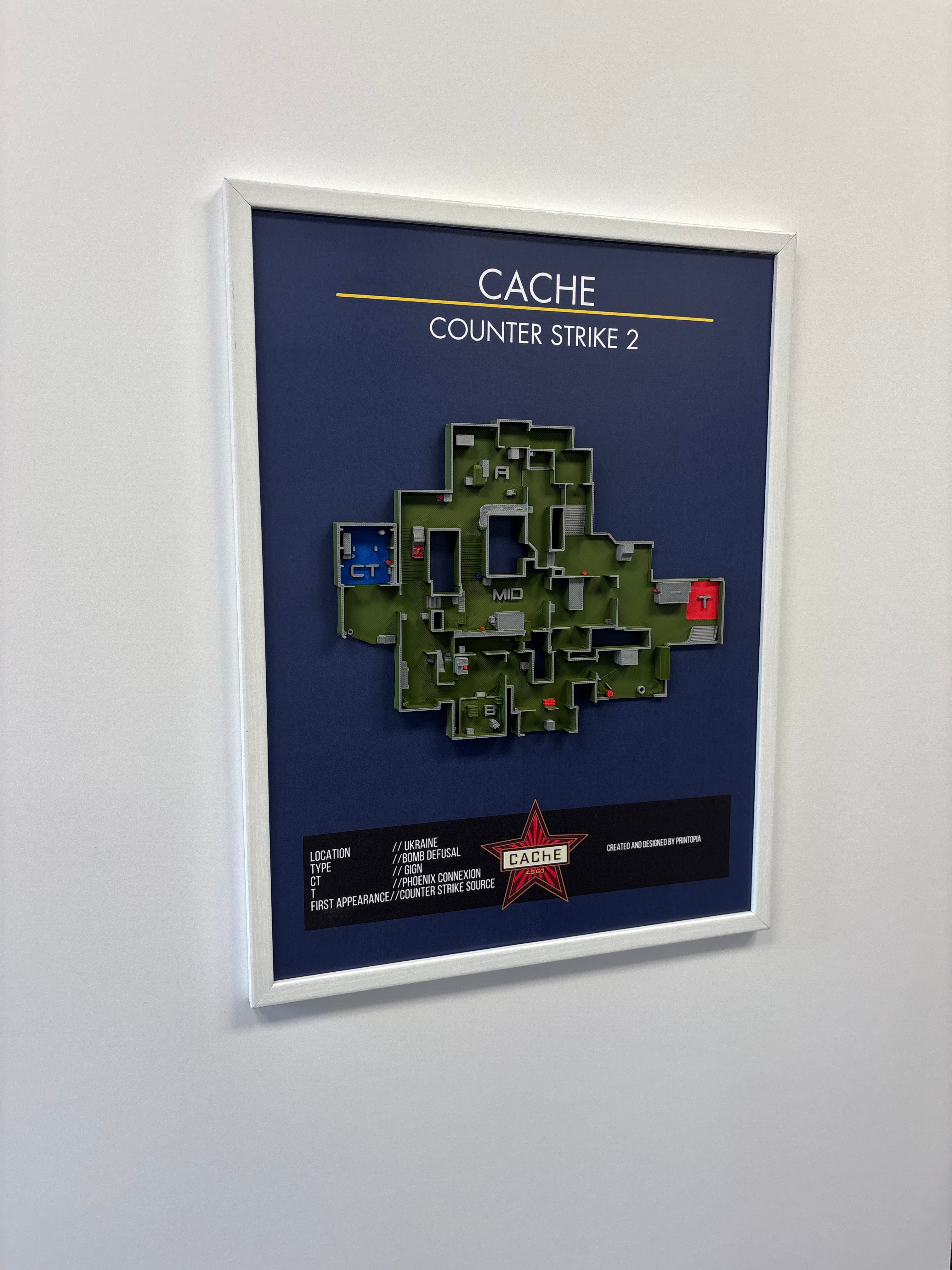 CS2-''Cache'' wall art A3
